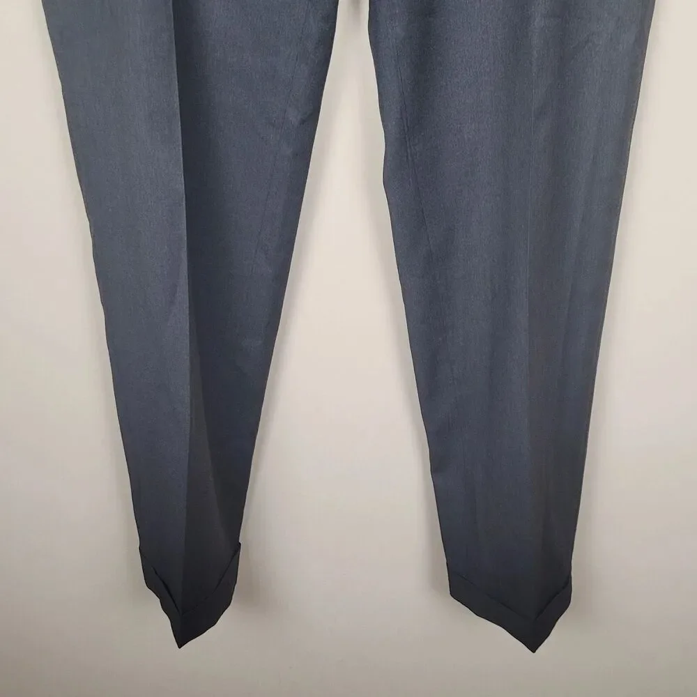 Hugo Boss Waist Size 36 Virgin Wool Pasolini Dress Pants Dark Gray Size 40 L